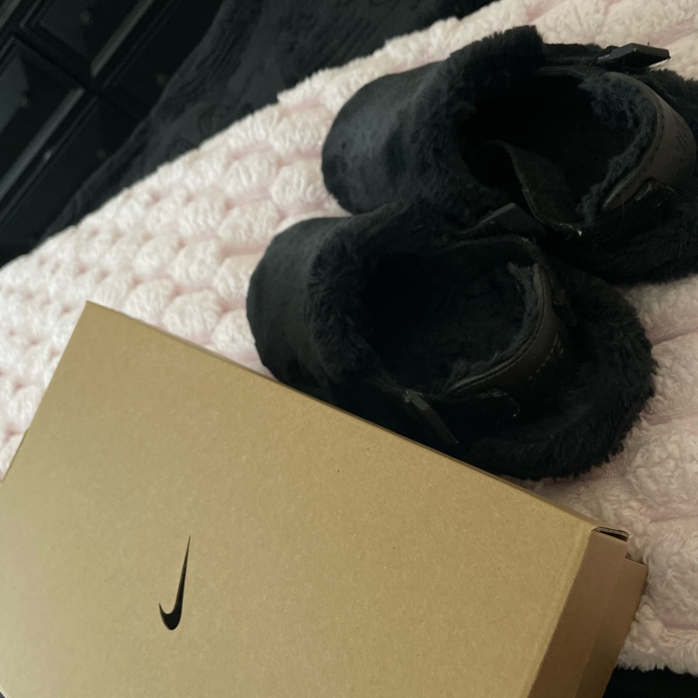 Nike Black Calm Mule Shoes